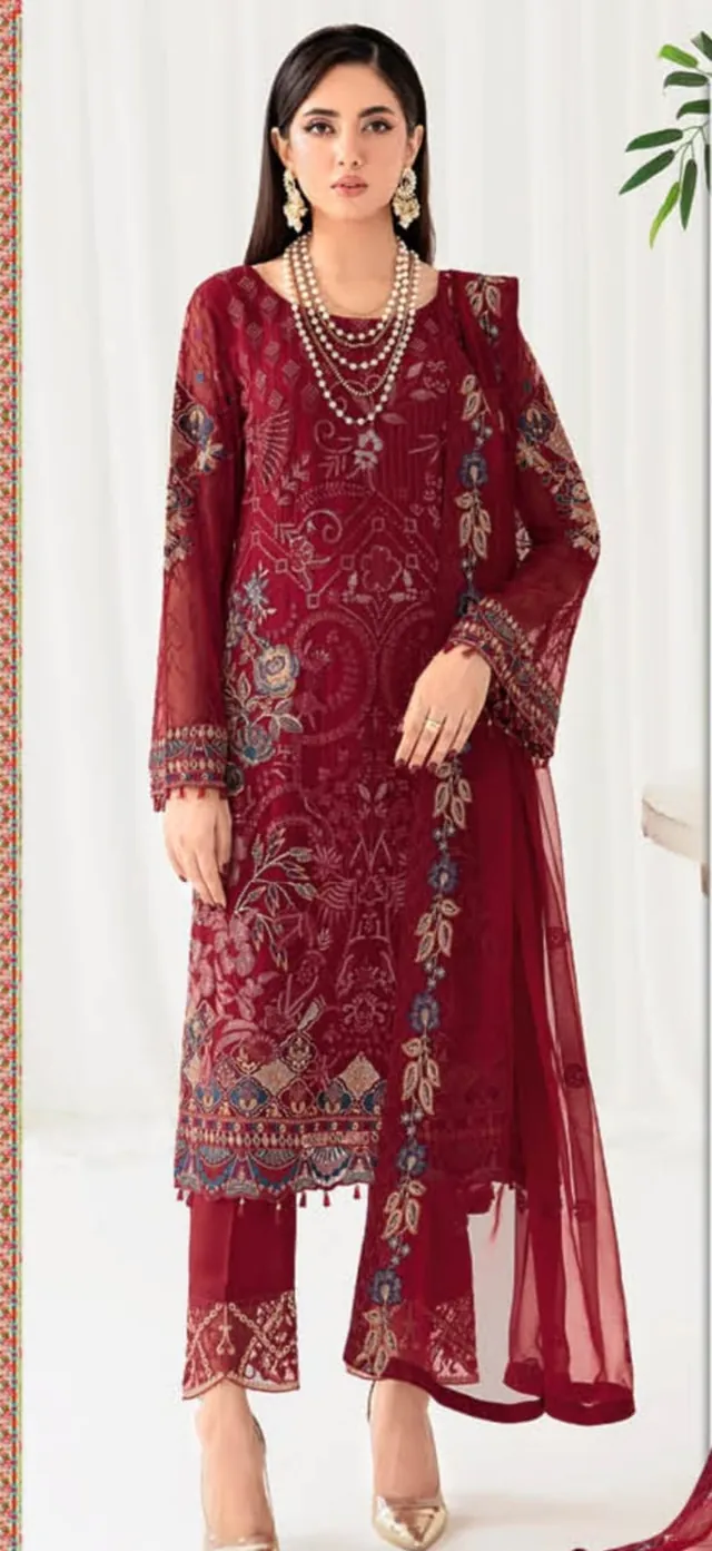 Trending chiffon dress in GH