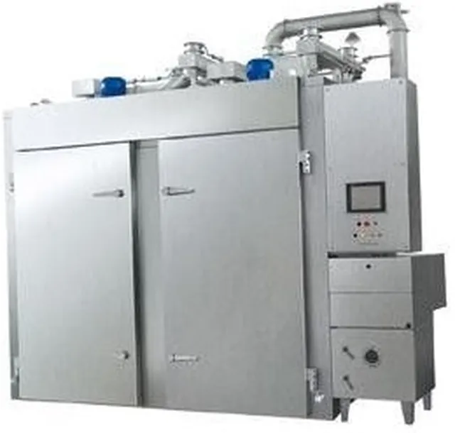Double Door, 4 Trolley Smokehouse Machine in GH