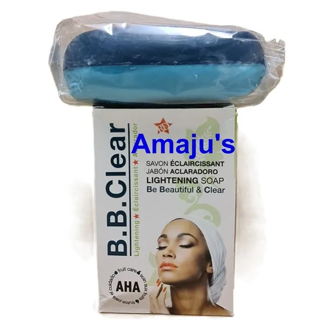 B.B. Clear Exfoliating Lightening Soap - 190g in GB