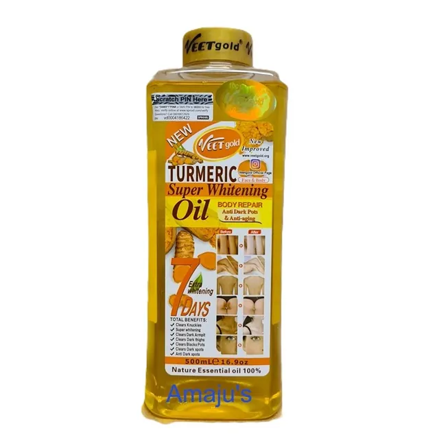 Veetgold Turmeric Super Whitening Oil | Buy in UK (brand-new) – Phone Accessories in GB