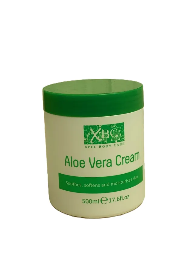 XBC Aloe Vera Cream 500ml | Soothing & Moisturising Body Care | Soothes, Softens & Hydrates Dry Skin | Xpel Body Care UK in GB