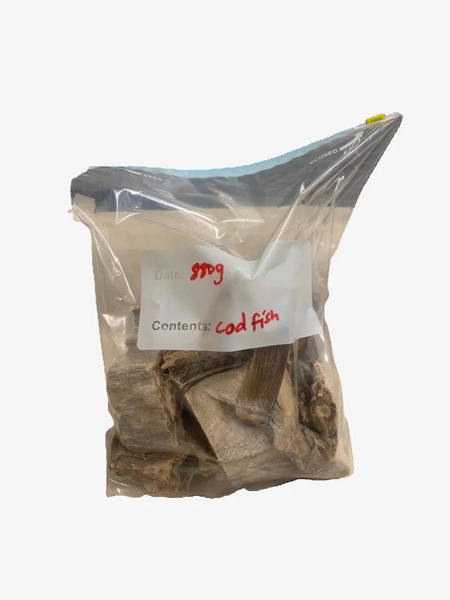 Dried Cod Fish (Stockfish) – 880g | Premium Norwegian Stock Fish | Traditional African Soup Ingredient in GB