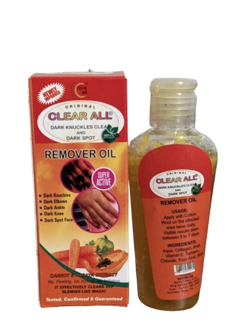 Clear All Dark Knuckles Remover Oil 60ml